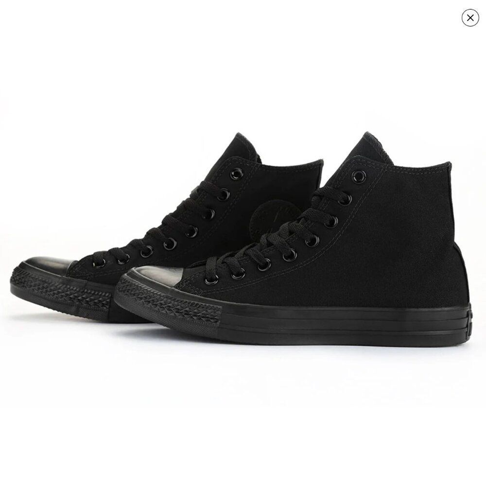 Converse Chuck Taylor All Star High-Top Sneaker - Black Monochrome M 7.5 W 9.5